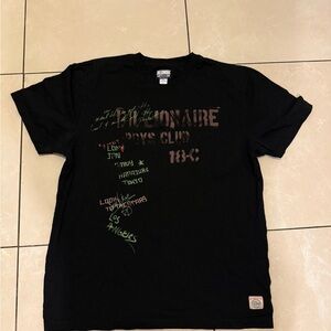 Billionaire boys club SIGNED S/S KNIT - BLACK Sz XL